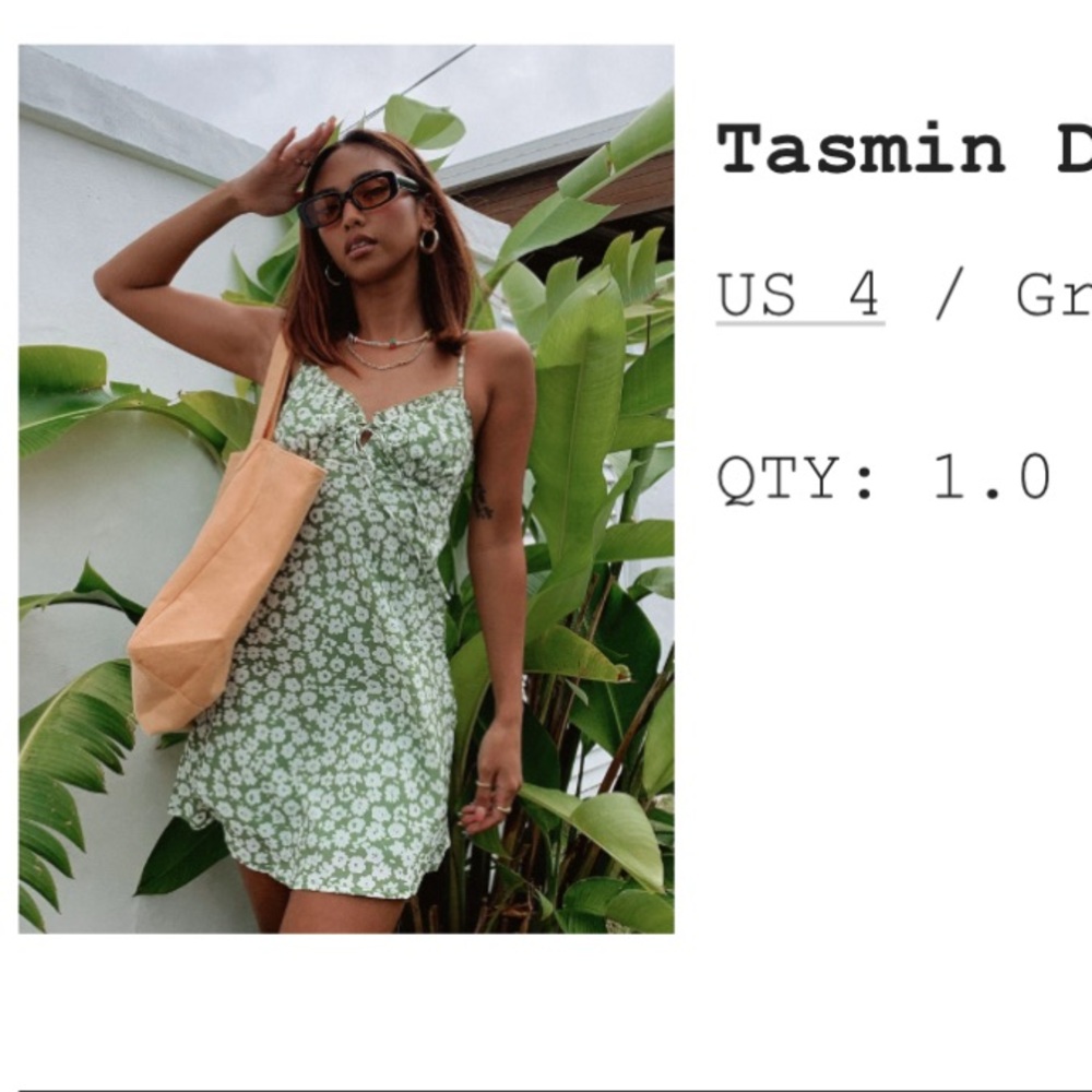 Green Princess Polly tasmin dress